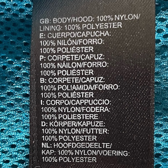 EUC The NORTH FACE Hyvent Lightweight Hooded Rain Jacket W/zippers,pockets SZ:MM - Picture 11 of 11